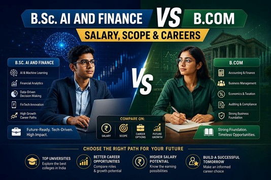 B.Sc. AI and Finance vs B.Com: Best Choice After 12th?